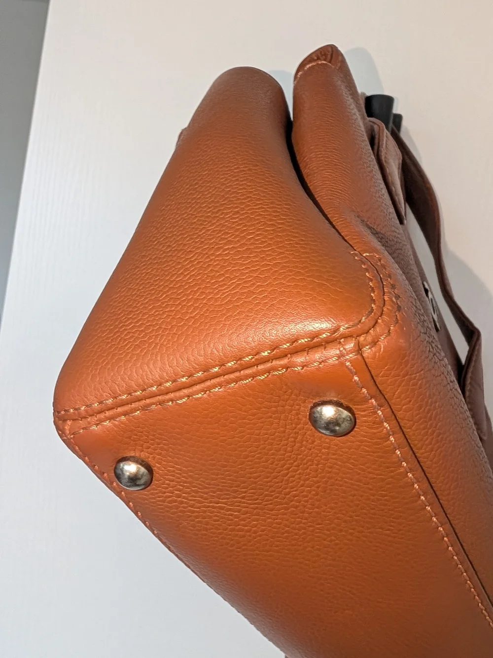 Chanel Rare Caviar Brown Leather Top-Handle Bag